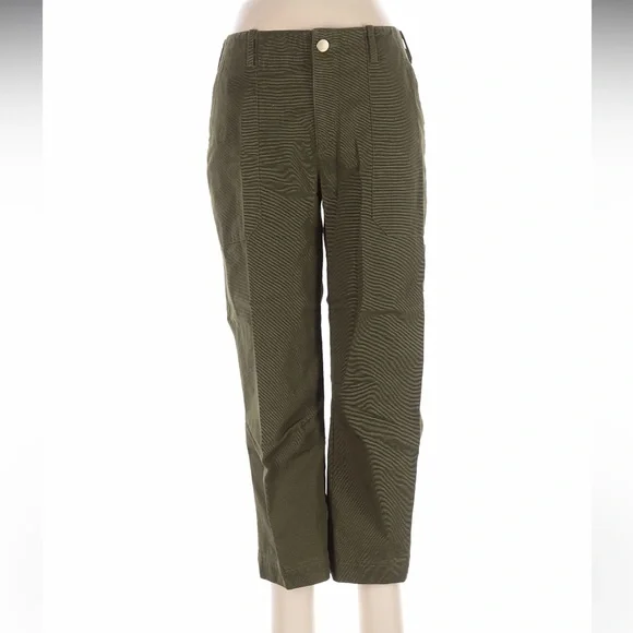 Hurley Women's Green Cropped Capris - Picture 2 of 6